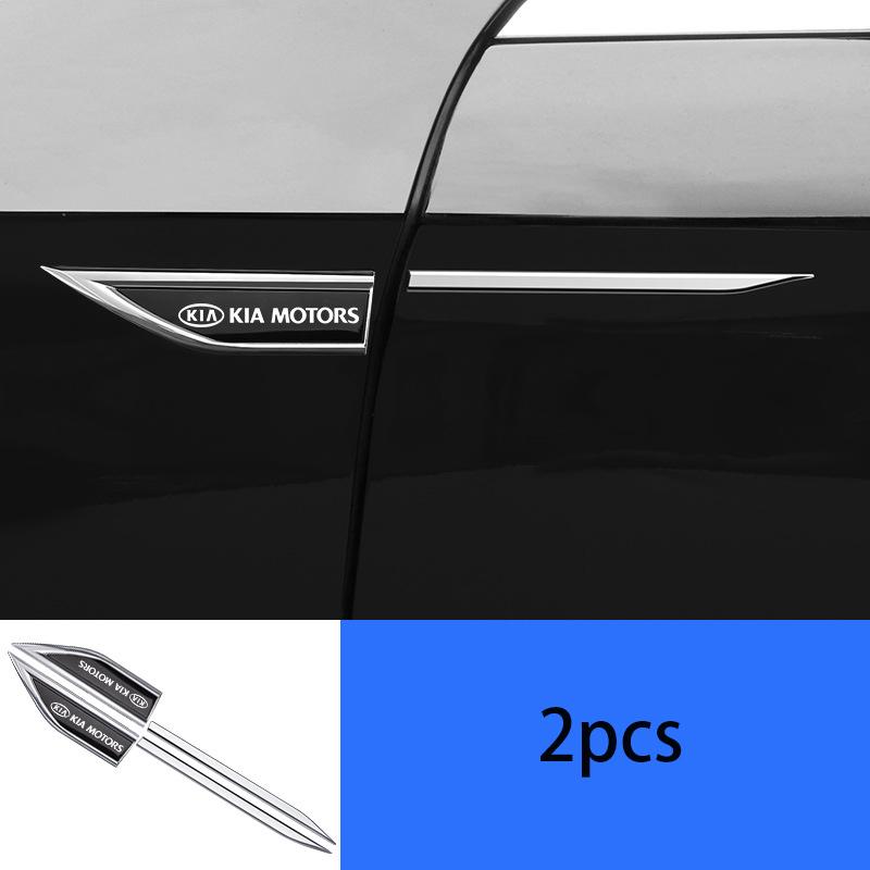 Boční kovová samolepka emblém panelu blatníku auta Příslušenství Pro Kia GT-Line Sportage Ceed Rio Picanto Sorento Soul Cerato Venga