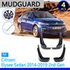Mudguards Fit for Citroen Elysee 2014~ 2015 2016 2017 2018 Car Accessories Mudflap Fender Auto Replacement Parts