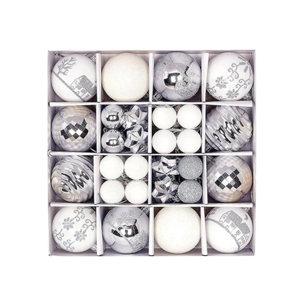 Christmas Ornament 6cm/30pcs Rose Gold Painted Christmas Ball Set Christmas Tree Ball Decoration