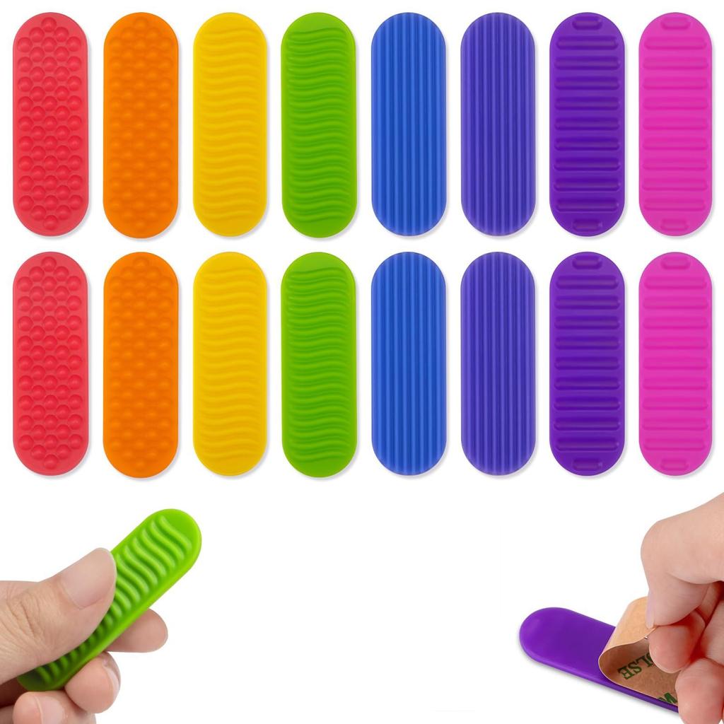 Silicone Sensory Strip Fidget Toys Kids Decompression Calming Fidgeting Toy Adults Stress Desk Anxiety Relief Sensory Toy