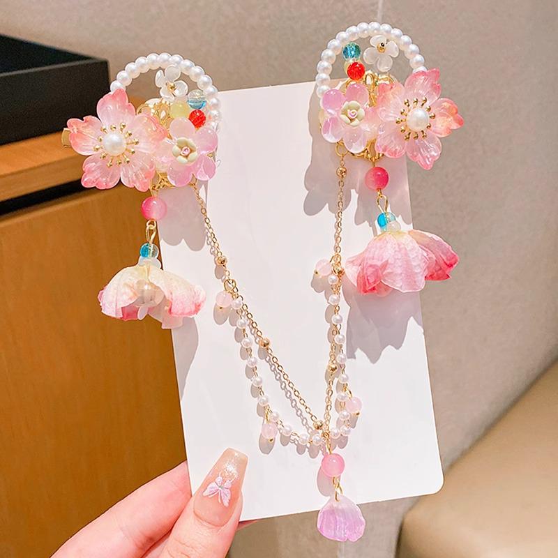 

Детский набор китайских аксессуаров для волос с кисточками ханьфу