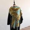 Women's Winter Floral Retro Imitation Cashmere Shawl - Fashionable & Warm Gift Scarf