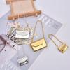 1Pc Metal Chain Pack Doll Bag Miniature Shopping Handbag Clothes Accessories