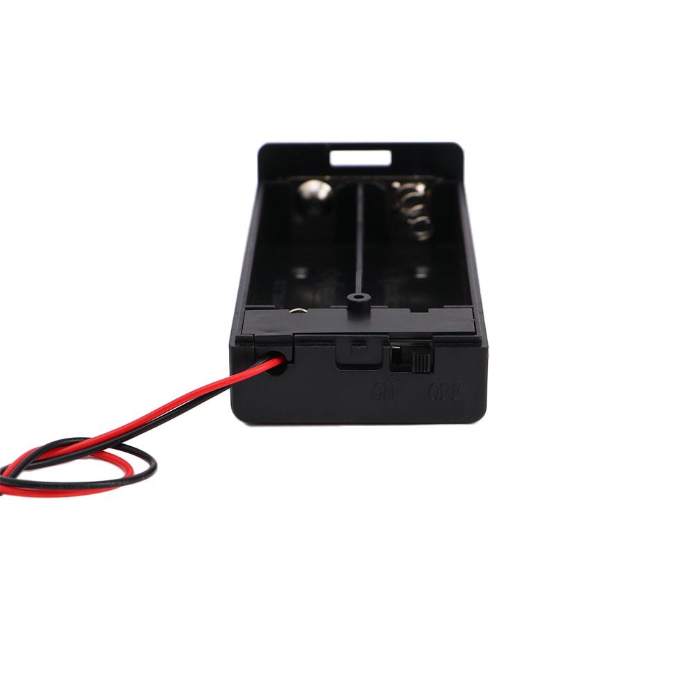 Container ABS ON/OFF Switch Storage Box Battery Storage Boxes Battery Holder 2 Slots Battery Box