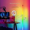 360° Voice-Control RGB Rhythm Floor Lamp - Dynamic Desktop Atmosphere Light with Full Illumination