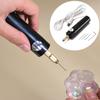 מקדחה חשמלית מיני ניידת ידנית USB - עט חריטה DIY לתכשיטי שרף אפוקסי ועבודות עץ