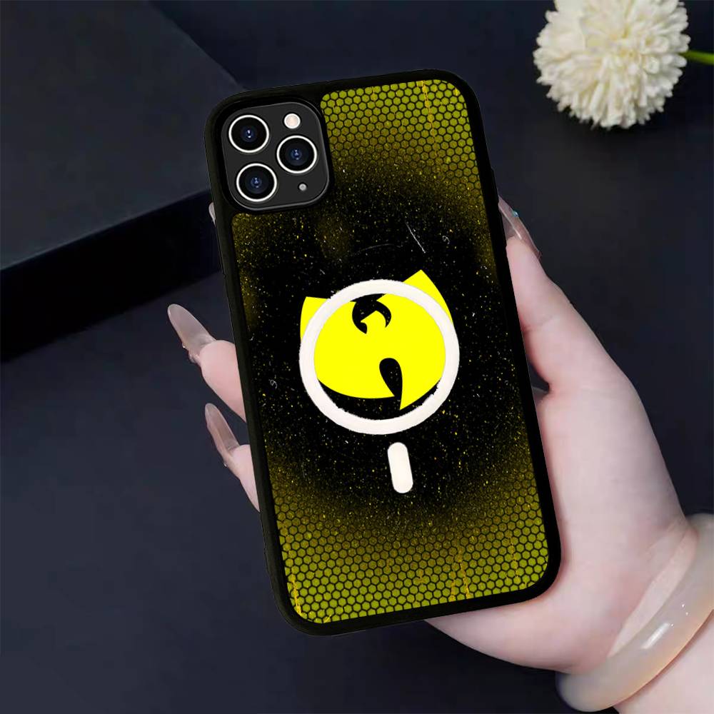 Singer W-WU-T-TANG Magnetic Phone Case For IPhone 16 15 14 13 12 11 17 Pro Max Plus Wireless Charge Cover