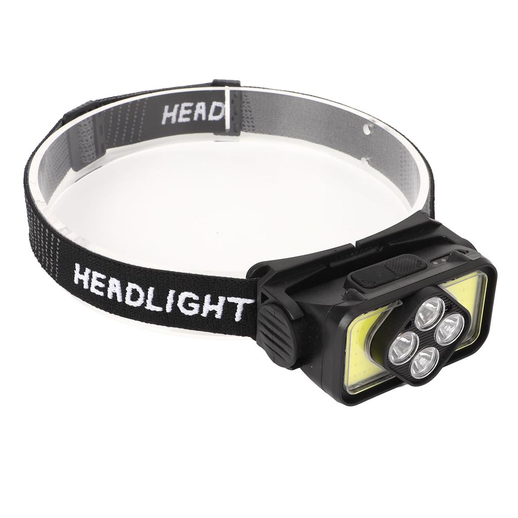 COB Head Lamp USB Rechargeable Led Head Lamp IPX4 Waterproof Headlight Motion Sensor Outdoor Fishing Camping Headlight