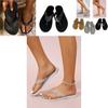 2022 Summer New Arrivals Plus Size Casual Rhinestone Flat Women's Slipper In Stock
