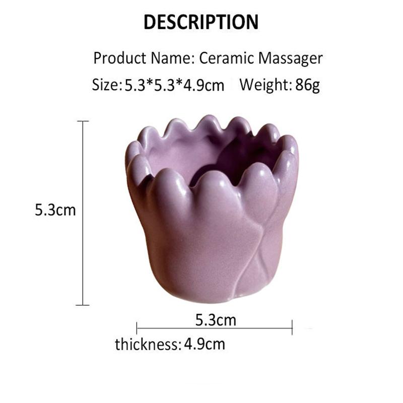 Ceramic Gua Sha For Face Body Massage Tool Body Guasha Board For Relief Massage Face Lift Gua Sha Massager