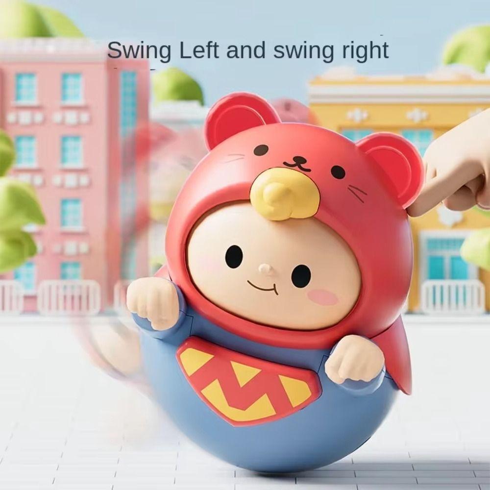 

Plastics Children s Tumbler Montessori Swing Baby Ring Bell Doll Indoor Outdoor