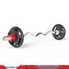 Yituo Rubberized Iron Barbell Set with Large Grip Plates