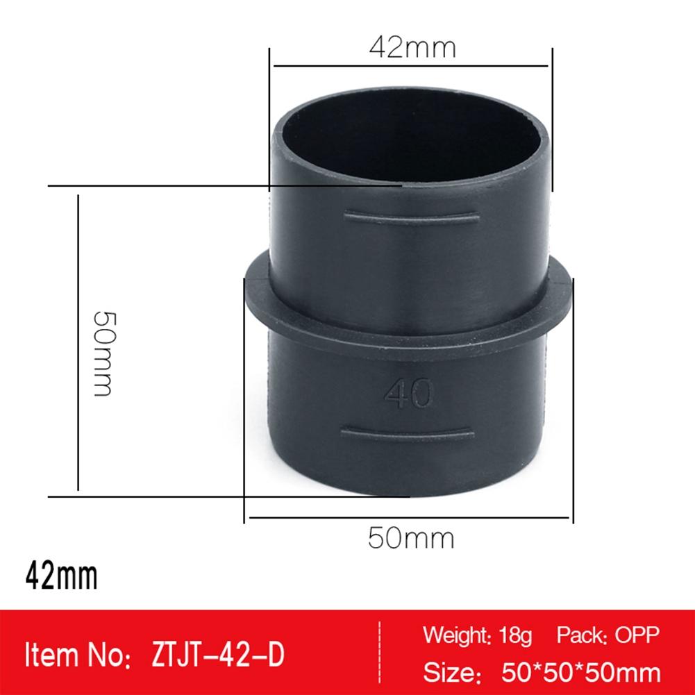 1.96\" Duct Joiner Connector 2Pc 2Pcs 2x 50mm Black