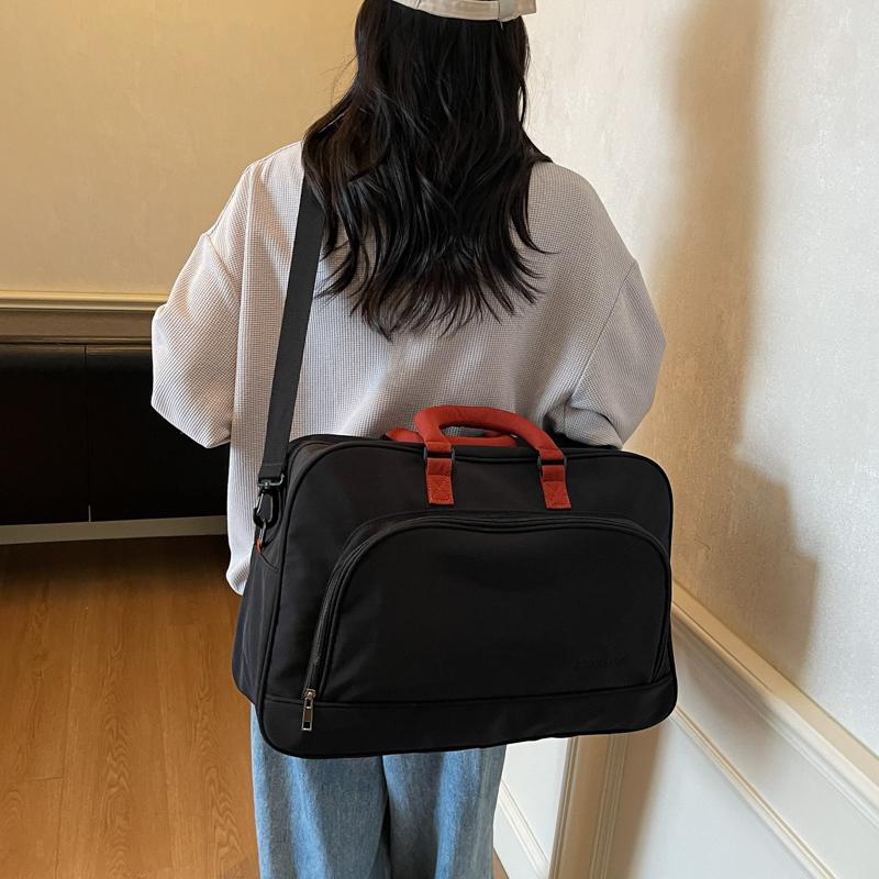 Travel Bag Women's Large Capacity Hand Luggage Storage Bag Lightweight Travel Tote Short Trip Travel Portable Bag Outing Training Sports Fitness Bag