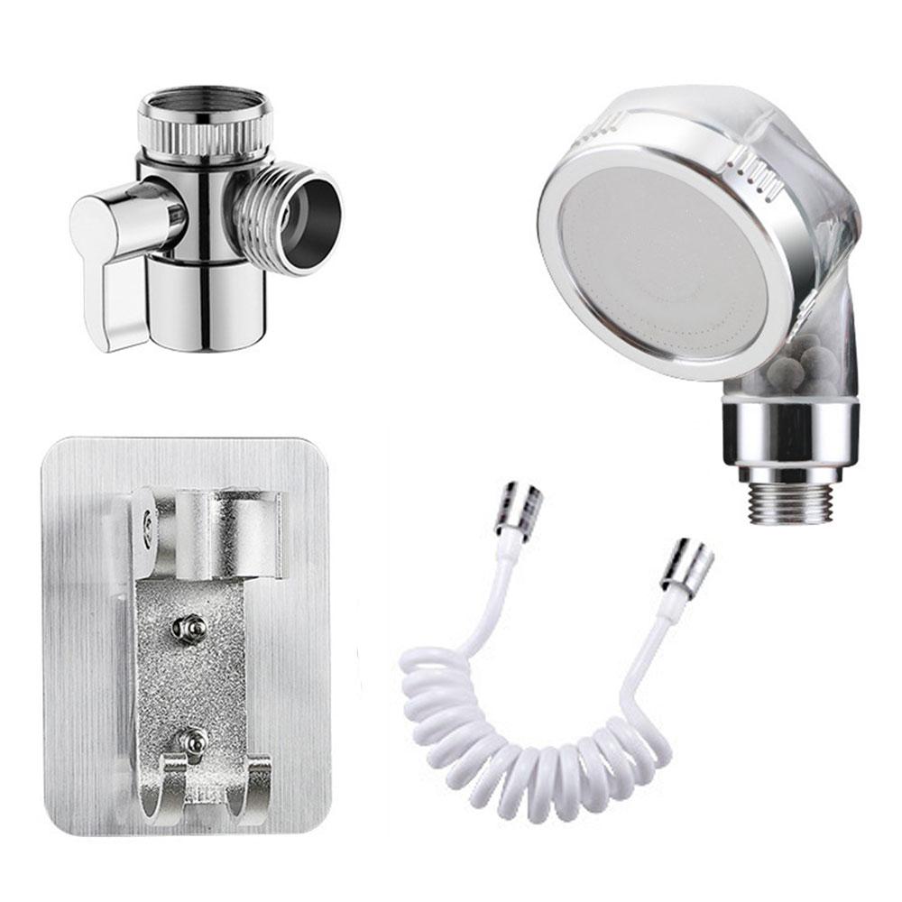 

1pc Handheld Faucet Diverter Valve Shower Head For Home Bathroom Kitchen Faucet Adapter Set Adjustable Diverter Valve Faucet