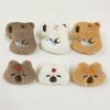 Orange Plush Capybara Brooch Creative Plush Badge Pin Bag Jewelry Plush Capybara Pin  Unisex