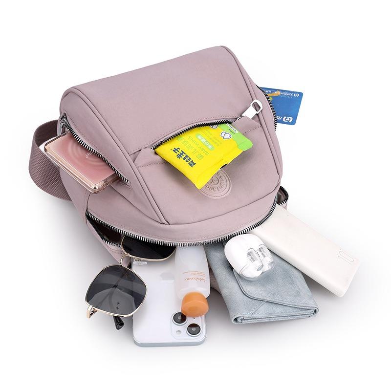 Nylon cloth small backpack women's new fashion shell leisure commute short trip women's backpack