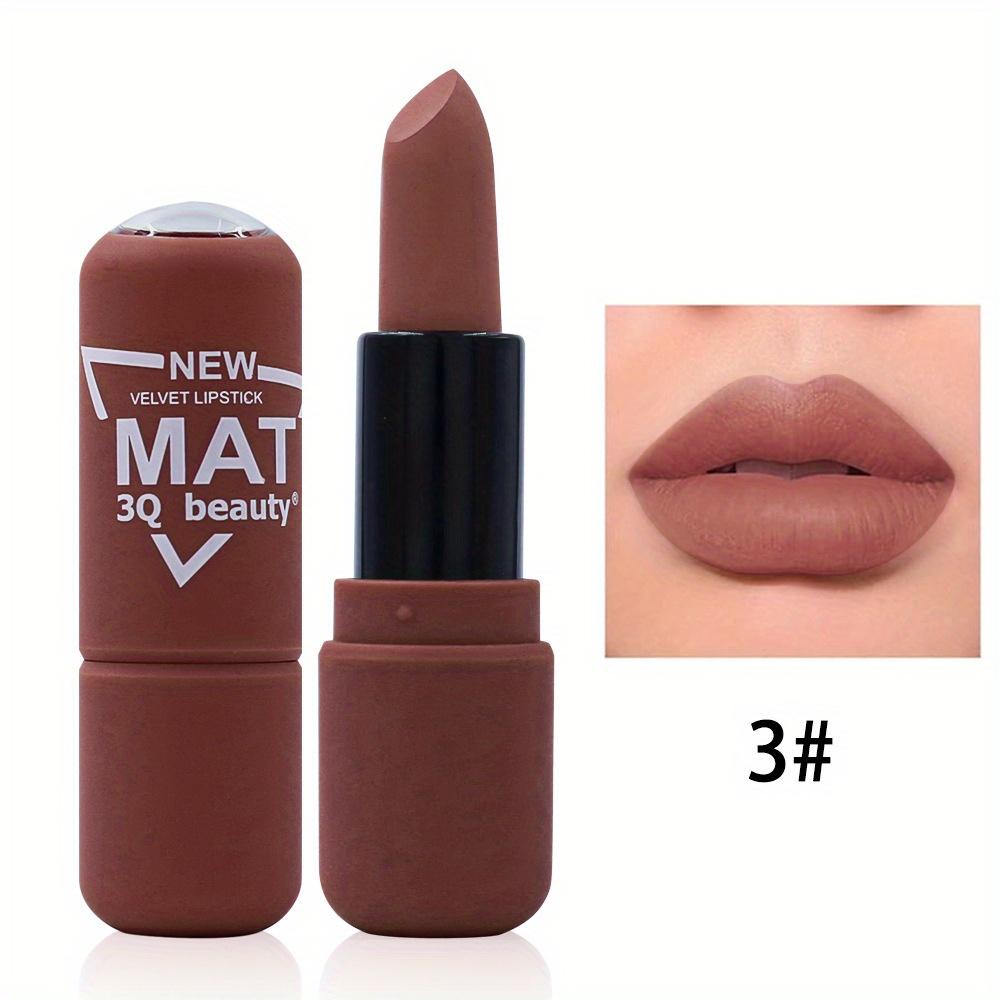 

Портативная матовая бархатная матовая водостойкая увлажняющая многоцветная несмазывающаяся невыцветающая помада, подходящая для женщин #3