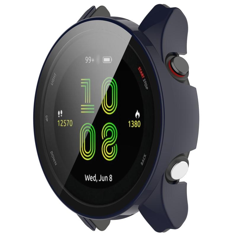 Screen Protector Housing Suitable for GarminForerunner 255 for Case Cover Full Coverage Sleeve Tempered Film One-piece F