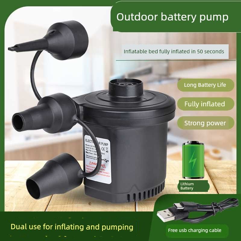 Vacuum Storage Bag Electric Air Pump Compression Bag Swimming Pool Air Mattress Inflator Household Electric Pump Mini