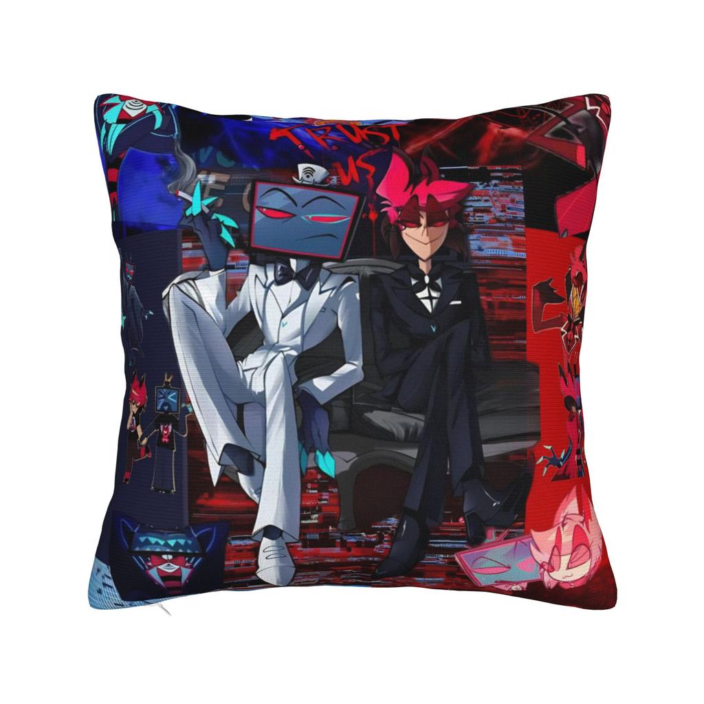 R-Radiostatic Vox Alastor Pillow Cover Accessories Printing Cushion Cover Decorations Pillow Case Cover Home Multiple Sizes