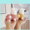 Adorable Porte-clés Alpaga Peluche Jouet Cadeau d'Anniversaire Créatif Animal en Peluche Doux