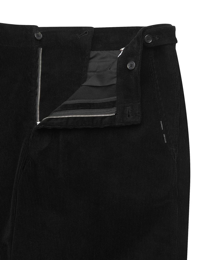 SIECLE Loose Corduroy Pants (Black)