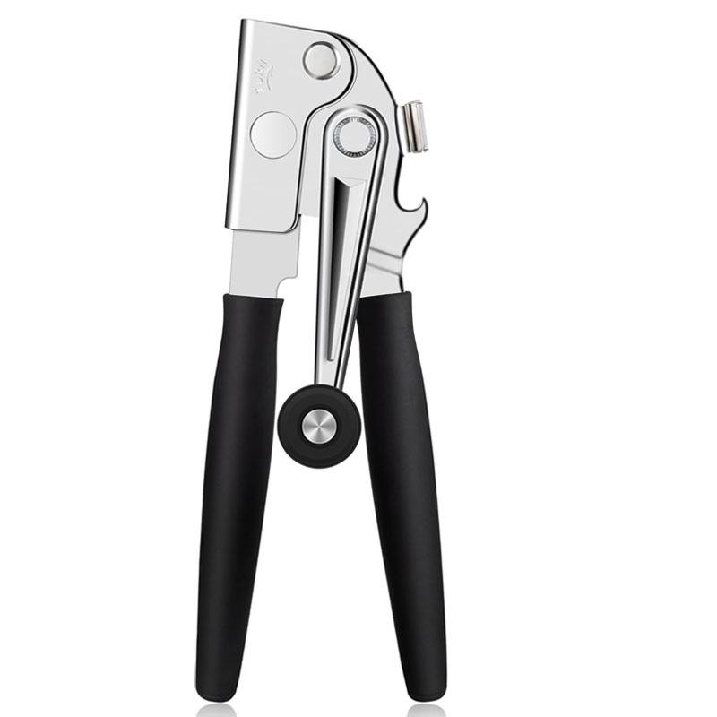

1Pieces Manual Crank Commercial Can Opener Stainless Steel Hand Crank Can Opener Tool Outdoor Tableware чёрный