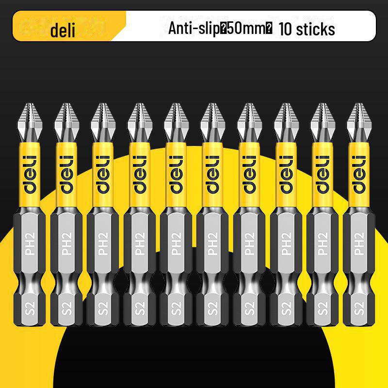 

Набор электрических отверток Deli Non-Slip Cross Magnetic с шестигранными битами высокой твердости для дрелей