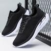 Large Size Men'S Shoes Sports Shoes Mesh Breathable Casual Travel Shoes Lightweight Soft-Soled Running Shoes
