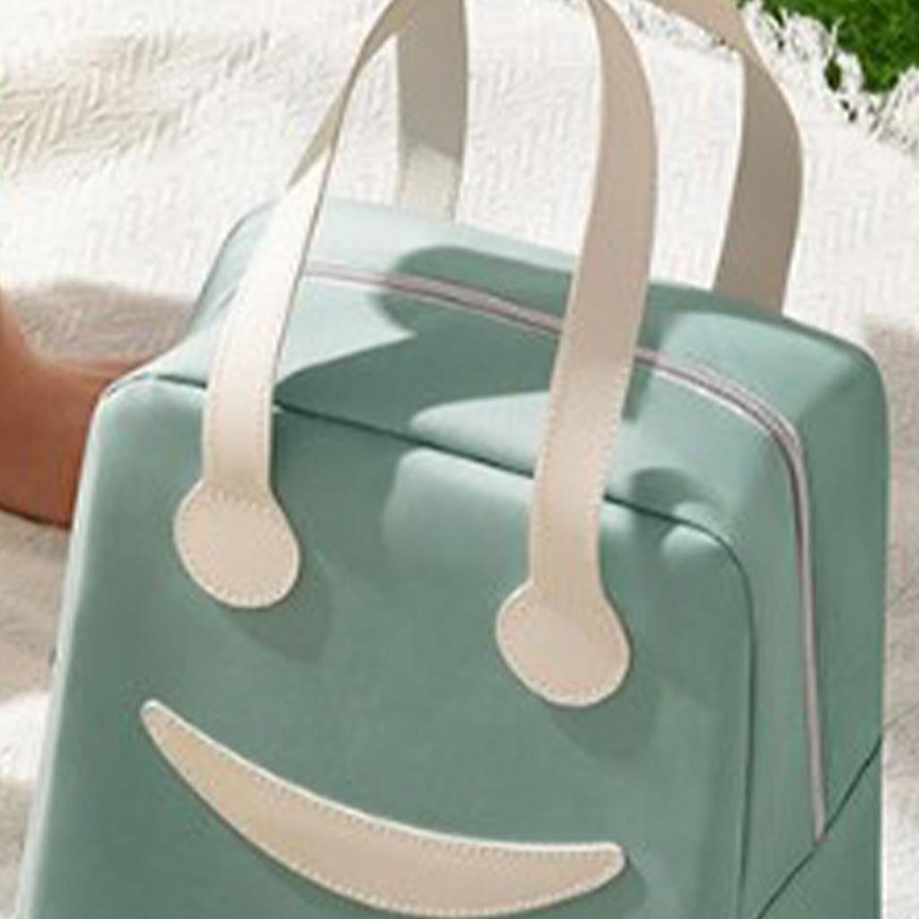 Lunch Bag Insulated Hand Carry Oxford Cloth Cute Large Capacity Lunch Box Bag for School  