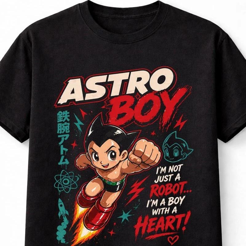 Astro Boy Anime Unisexga Robot Hero Japanese Cartoon Unisex TShirt S