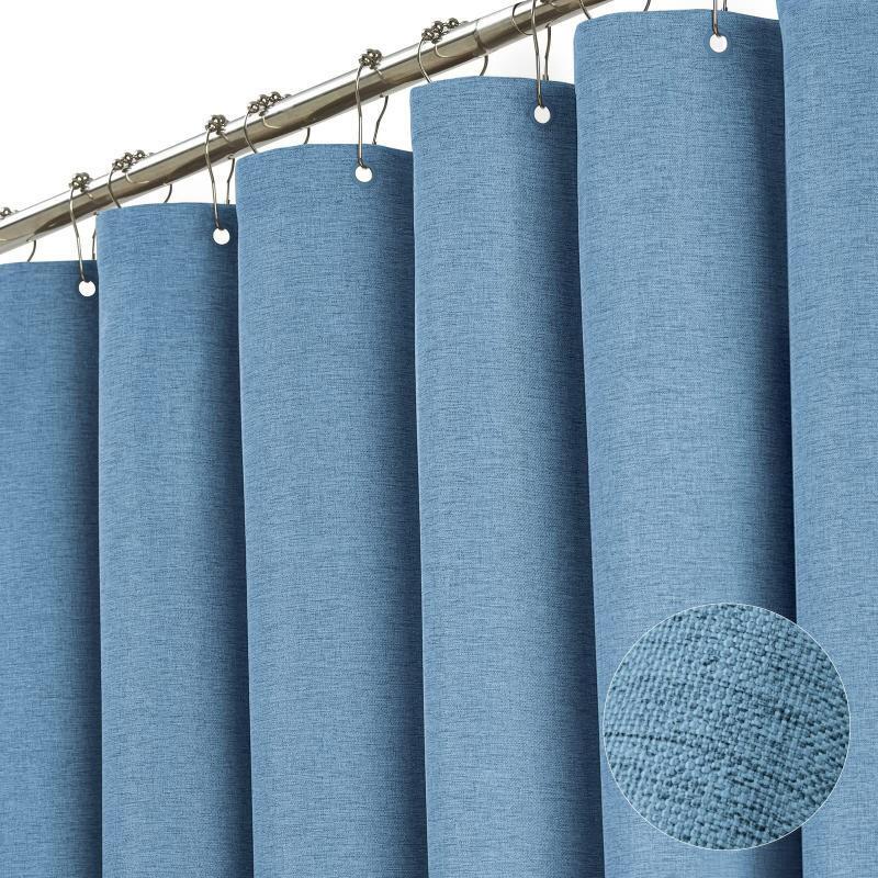 

Handun Linen-Look Shower Curtain