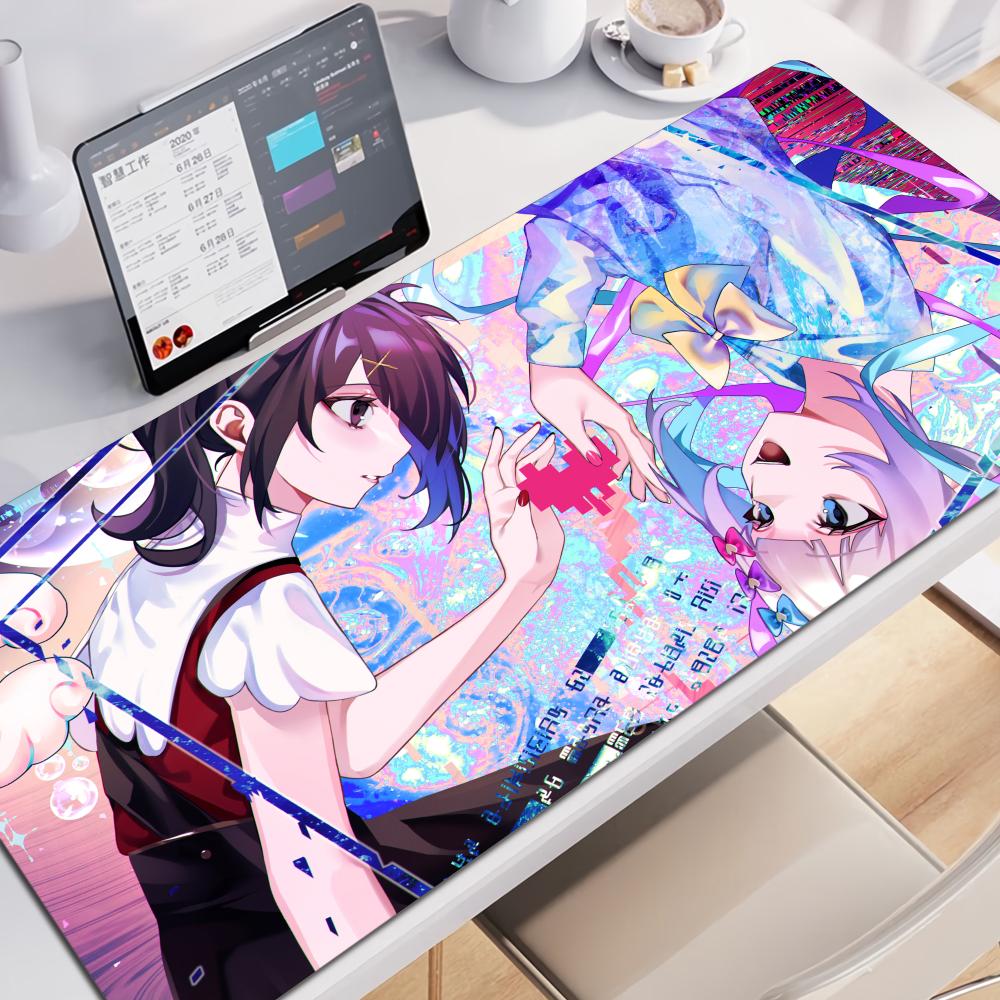 NEEDY GIRL OVERDOSE Anime Mouse Pad Mouse Pad Cute HD Desk Pad Extended Gaming Keyboard Mats Large XXL Gamer Mousepad