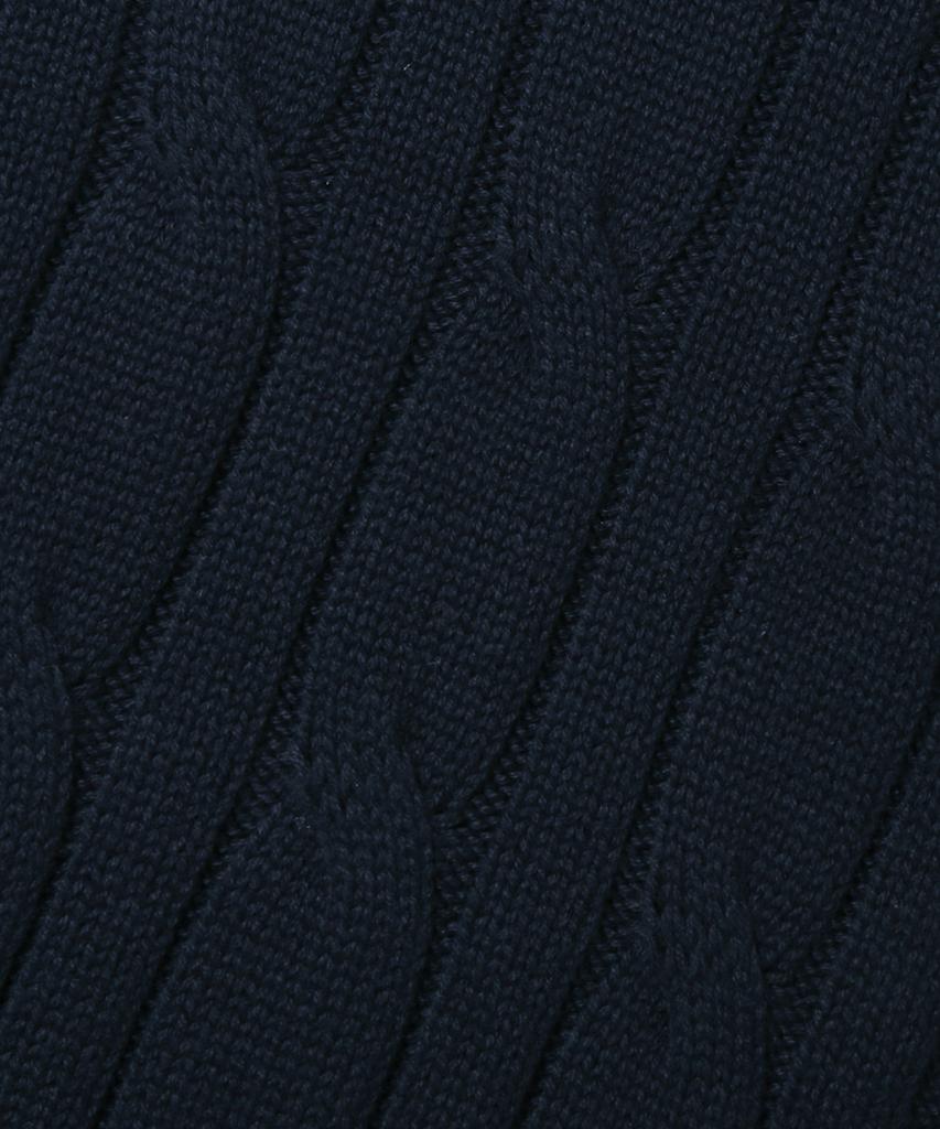 TRILLION Layered Cable Knit_Navy