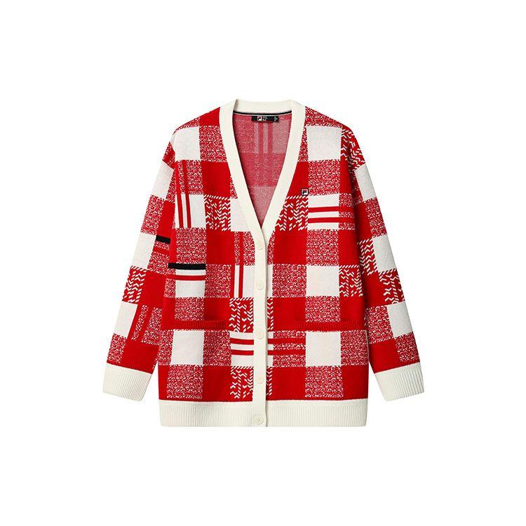 

FILA Christmas Sweater Women sweater Legendary-Red F11W241405FRD XL