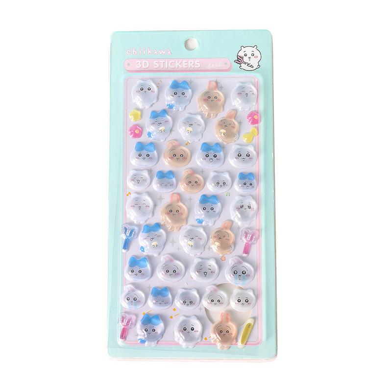 Jiji Kawa 3D Embossed Crystal Sticker for Phone Case Decoration