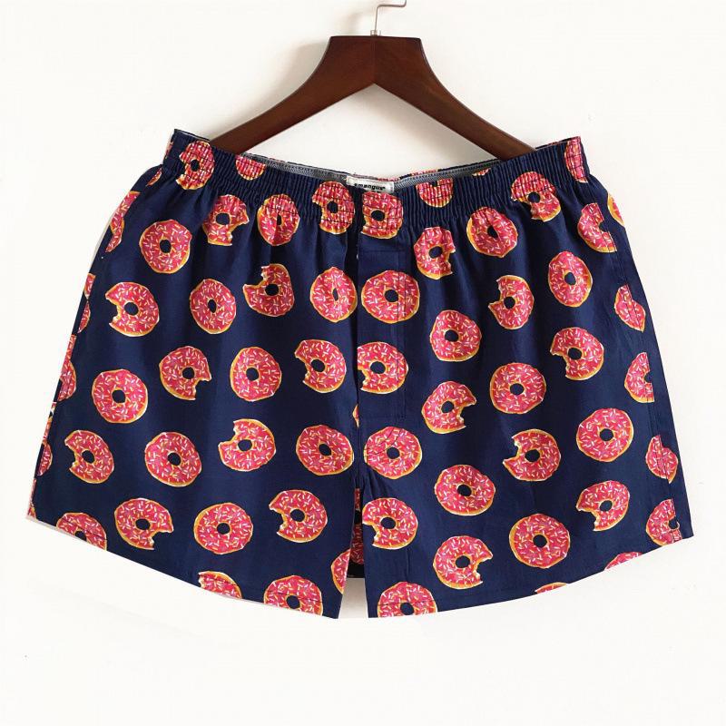 

Мужские хлопковые дышащие трусы-боксеры - модные, свободные молодежные шорты для сна XXL