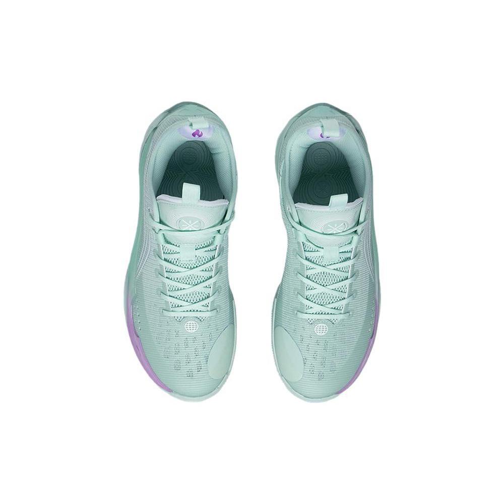 New LiNing Wade 808 2 Anti Slip And Wear Resistant Breathable Low Top Basketball Shoes Men's Green ABPS037-10