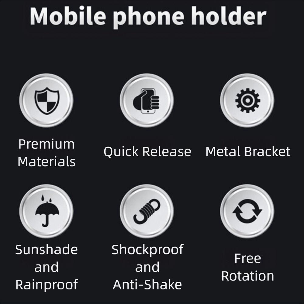 360° Rotatable Motorcycle Phone Holder Cartoon Motorcycle Phones Bracket  Motorcycle Riding