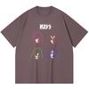 230 g/m² 100% Bavlna T-shirt Heavy Metal Rocková Kapela Tisk Populární Hudby Unisex Těžký Bavlněný T-shirt