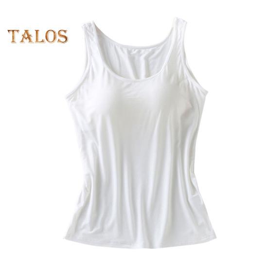 

Женская майка со встроенным бюстгальтером-полкой, повседневная майка с широкими бретелями, летняя базовая майка для занятий йогой с подкладкой XXL белый