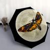 "Moonlit Moth: Celestial Butterfly Art Print" Umbrella, Portable 3 Fold Compact Umbrella for Men & Women,S186