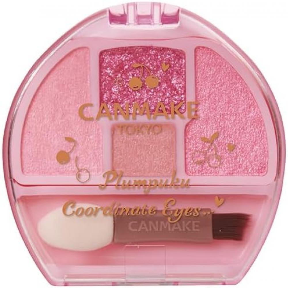 Canmake Plan Puku Outfit Eyes 06 Cherry Plan Puku Tear Bag EyeShadow Shadow Cherry Pink 06 Cherry Plan Puku