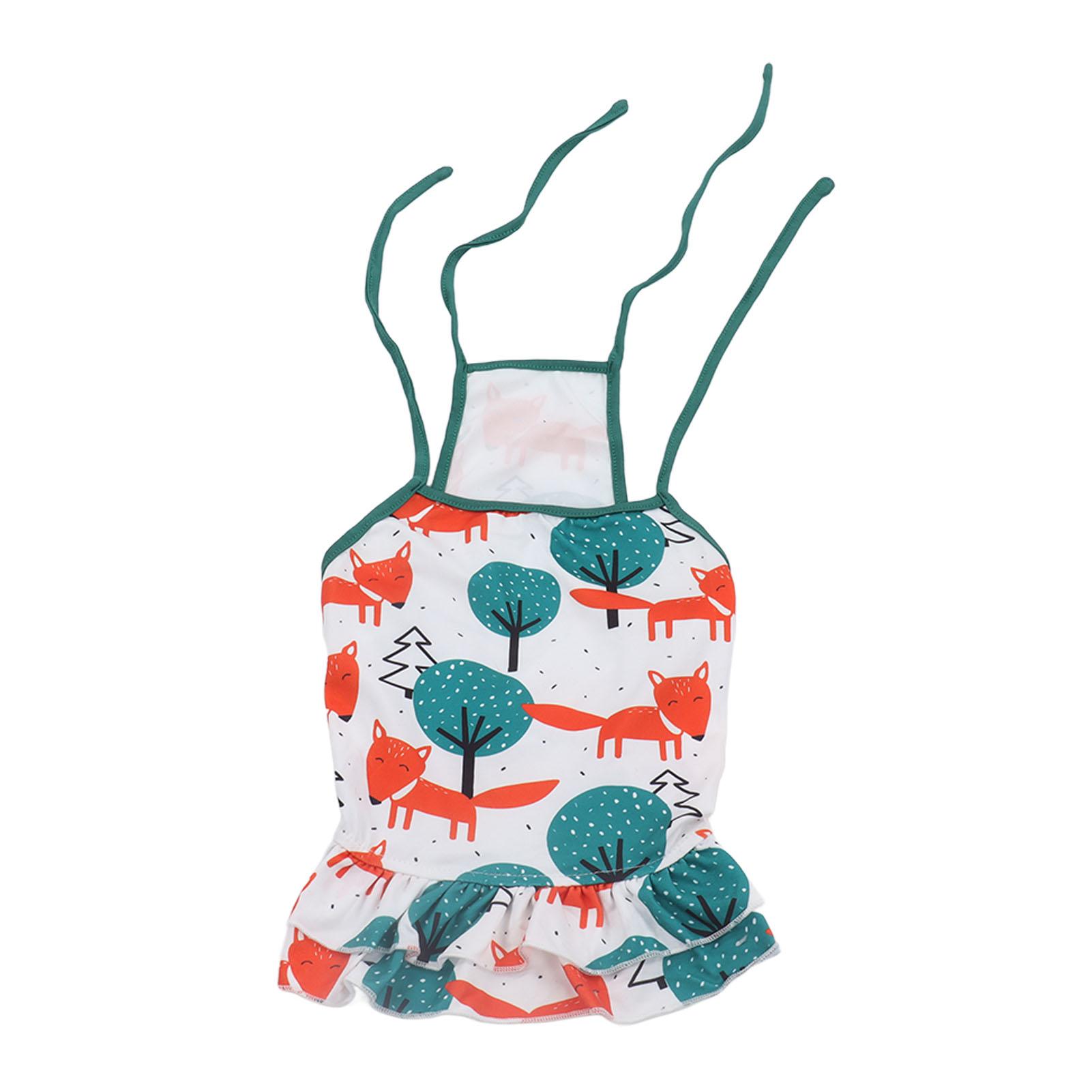 

Pet Summer Dress Watermelon Print Sun Block Dog Suspender Skirt for Sping Summer S