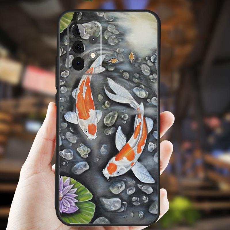 Koi Karpfen Hülle Für Samsung Galaxy A26 A54 A14 A36 A16 A33 A56 A15 A55 A53 A35 A22 A32 A52 A34 A05 A06