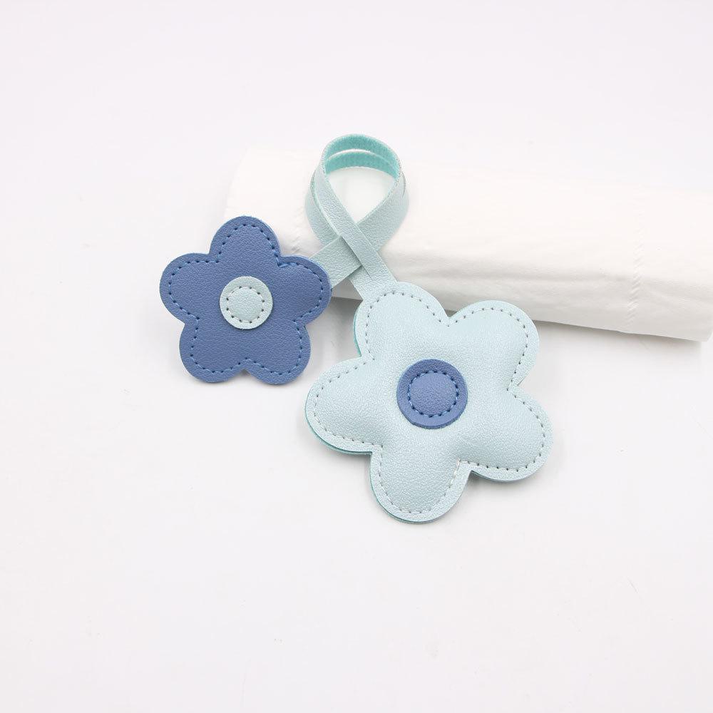 Fresh Cherry Blossom Leather Handbag and Mobile Phone Pendant Accessory