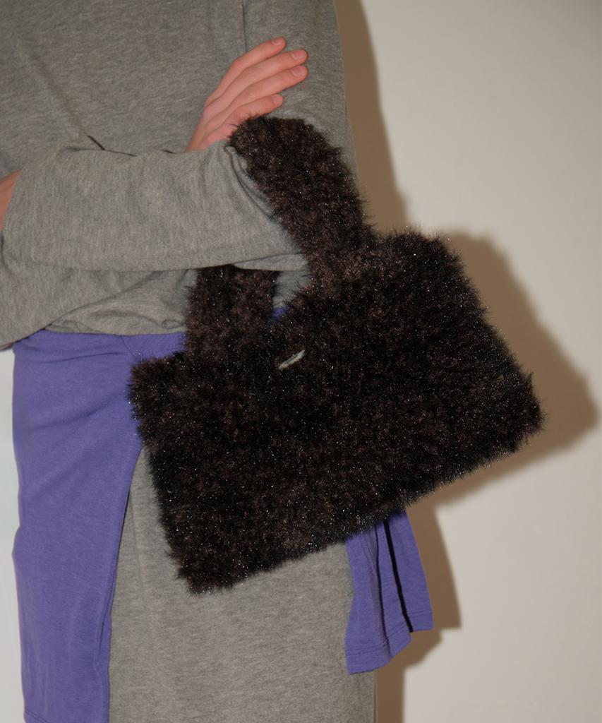Carmonde Brush Handmade Bag_Brown