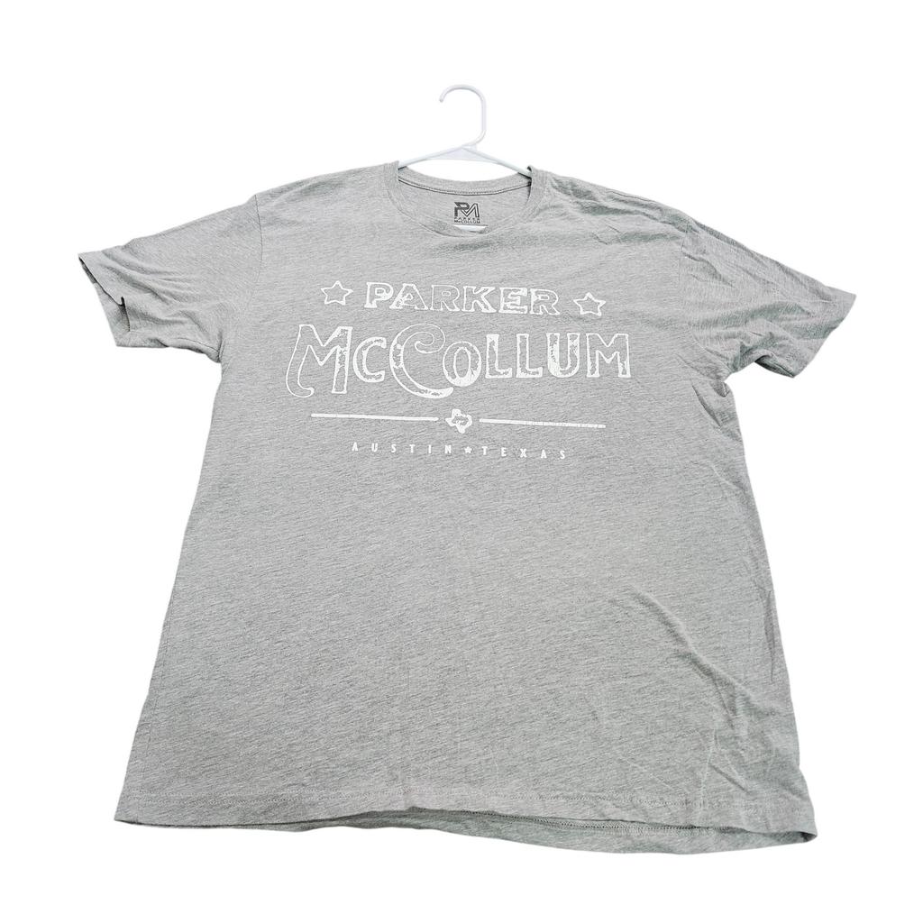 Parker McCollum Shirt Mens Large Gray Austin Texas Graphic Tour Tee Music Unisex T-Shirt