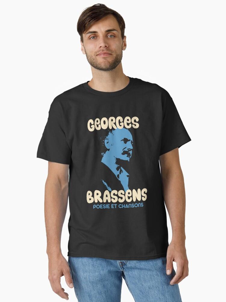 Georges Brassens Georges Brassens Tribute Design - Poetry et Chansons Classic T-Shirt
